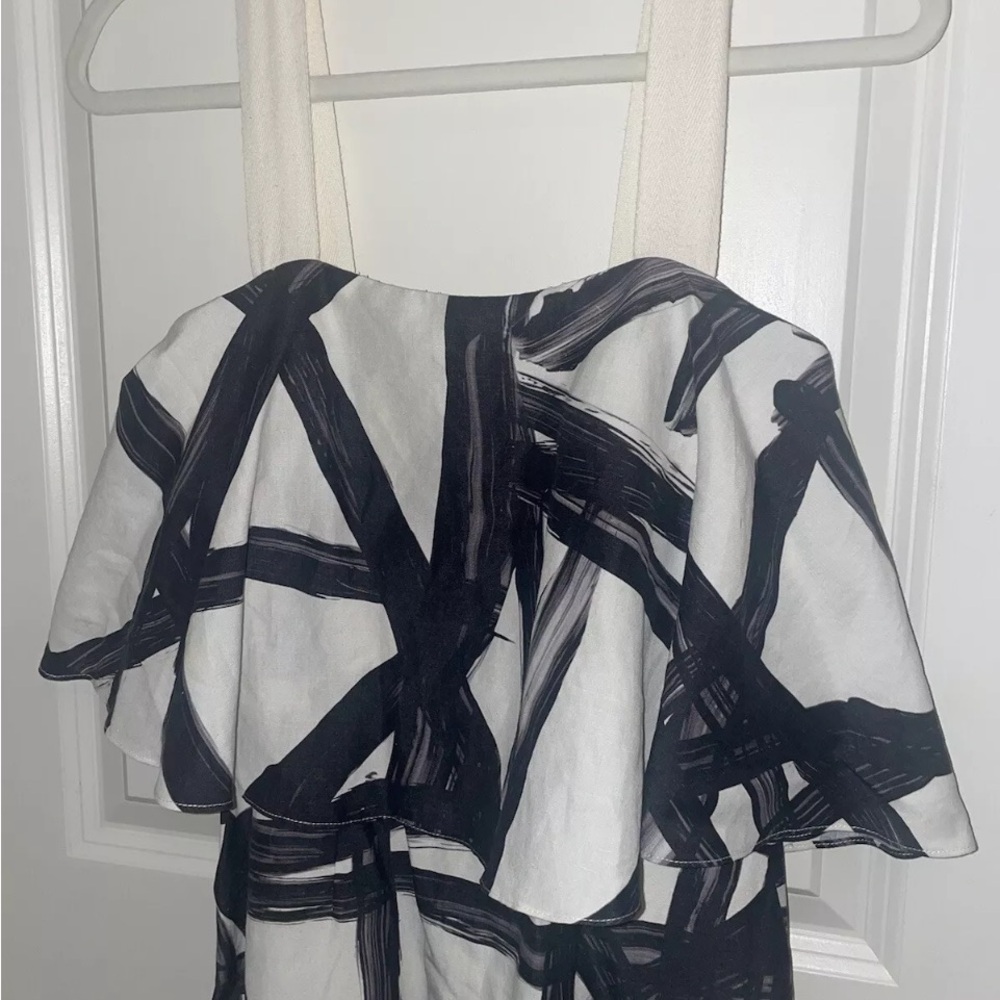 WHiT -  Umbrella Dress designed by Whitney Pozgay. Size 2 , off white and black